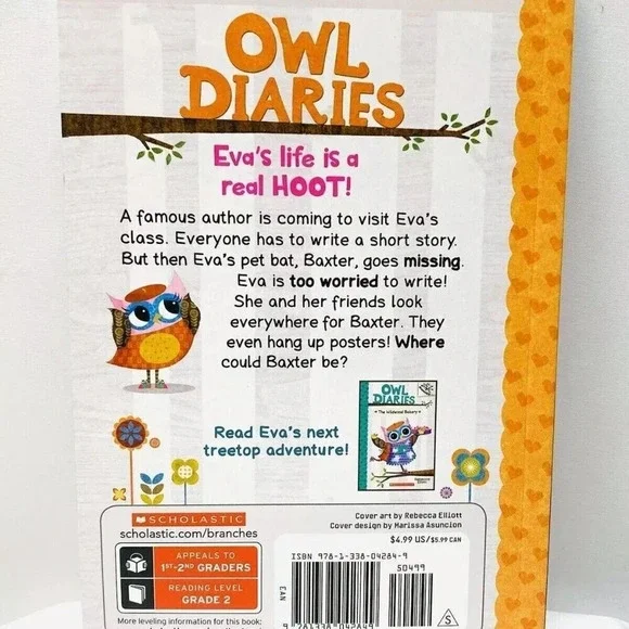 OWL DIARIES BAXTER IS MISSING Books By Rebecca Elliott Paperback Brand New - Picture 2 of 6